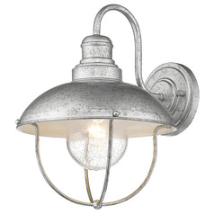 Ansel Galvanized Outdoor Wall Light by Z-Lite