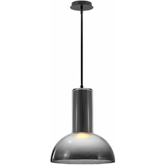 Ombra Large Pendant in Black by Fredrick Ramond