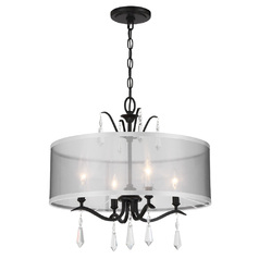 Laurel Estate Convertible Pendant in Coal by Minka Lavery