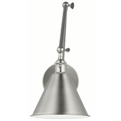 Visual Comfort Studio Collection Chapman & Myers Salem Brushed Nickel Swing Arm Lamp