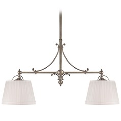 E.F. Chapman Sloane Shop Light in Antique Nickel by Visual Comfort Signature