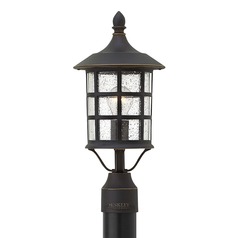 Freeport 17.75-Inch Oil Rubbed Bronze Post Light by Hinkley Lighting