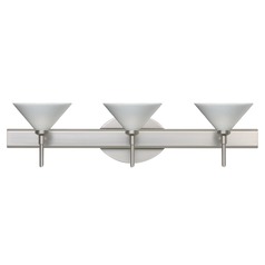 Besa Lighting Kona Satin Nickel LED Bathroom Light