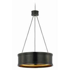 Chapman & Myers Connery Pendant in Bronze by Visual Comfort Signature