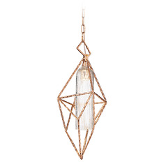 Verdino Rose Gold LED Mini Pendant by Eurofase Lighting