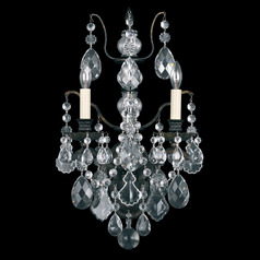 Schonbek Worldwide Lighting Bordeaux Heirloom Bronze Sconce