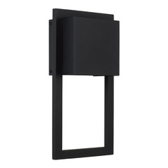 Nate Medium Outdoor Wall Light in Black by Capital Lighting