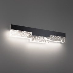 Chandler 27-Inch LED Crystal Bath Light in Black by Schonbek Beyond