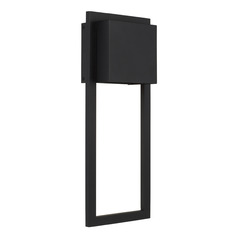 Nate Large Outdoor Wall Light in Black by Capital Lighting