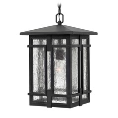 Tucker Museum Black Outdoor Hanging Light by Hinkley Lighting