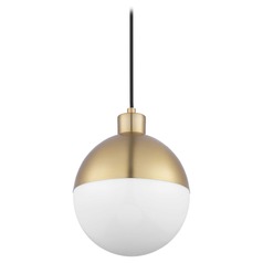 Globe LED Pendant in Gold by Progress Lighting