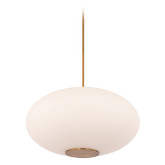 Illusion 22-Inch 2700K LED Pendant in Aged Brass by Modern Forms