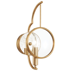 Into Focus Wall Sconce in Artisan Brass by Minka Lavery