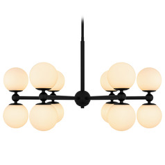 Quoizel Lighting Elser Matte Black Chandelier