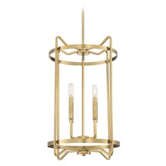 Kent Warm Brass Pendant by Savoy House