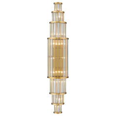 Waldorf 38-Inch High Antique Brass Sconce by Avenue Lighting