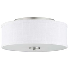 Inspire Brushed Nickel Flush Mount by Progress Lighting