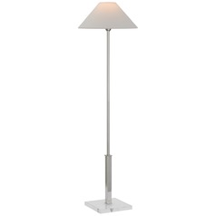 J. Randall Powers Asher Floor Lamp in Nickel by Visual Comfort Signature