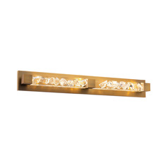 Terra 34-Inch Crystal LED Wall Sconce in Aged Brass by Modern Forms