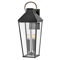 Hinkley Dawson Black & Burnished Bronze LED Outdoor Wall Light