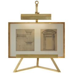 Alexa Hampton Estelle Display Lamp in Natural Brass by Visual Comfort Signature