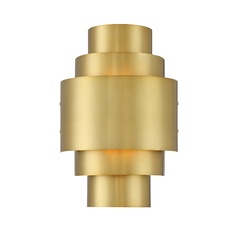 Spyglass Terrace 2-Light Wall Sconce in Soft Brass by Minka Lavery