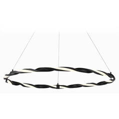 George Kovacs Convolution Coal LED Pendant Light
