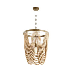 Hammock Pendant in Tinted Raw Iron by Cyan Design