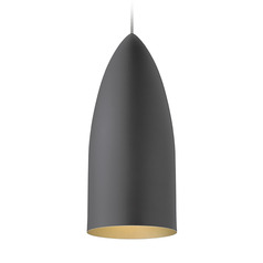 Signal LED Pendant in Gray & Gold by Visual Comfort Modern