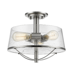 Mariner Brushed Nickel Semi-Flush Mount by Z-Lite