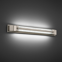 Aberdeen 28-Inch LED Bath Light in Brushed Nickel by Schonbek Beyond