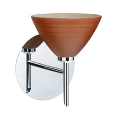 Besa Lighting Domi Chrome Sconce