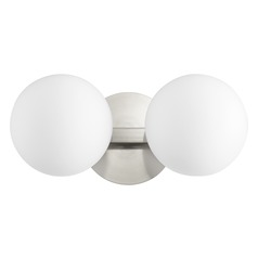 Satin Nickel Bathroom Light by Quorum Lighting