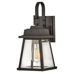 Bainbridge 14.25-Inch Oil Rubbed Bronze & Heritage Brass Outdoor Wall Light by Hinkley Lighting