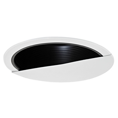 Black Baffle Wall Washer Trim for 6-Inch Recessed Cans