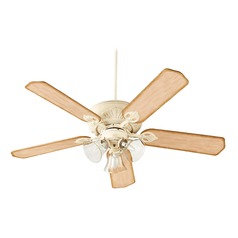 Chateaux Uni-Pack 52-Inch Fan in Persian White Quorum by Quorum Lighting