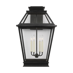 Chapman & Meyers Falmouth Dark Weathered Zinc Outdoor Lantern by Visual Comfort Studio