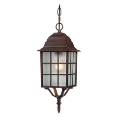Outdoor Hanging Light in Rustic Bronze by Nuvo Lighting