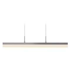 Stiletto Satin White LED Pendant by Sonneman Lighting