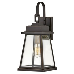Bainbridge 19.25-Inch Oil Rubbed Bronze & Heritage Brass Outdoor Wall Light by Hinkley Lighting