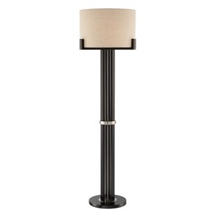 Barend Dark Walnut Floor Lamp by Lite Source Lighting