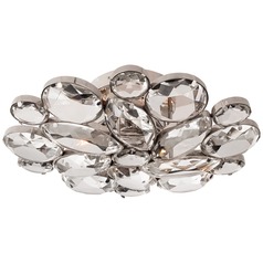 Kate Spade New York Lloyd Flush Mount in Nickel by Visual Comfort Signature