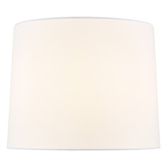 13-Inch Linen Drum Shade in White by Design Classics Lighting