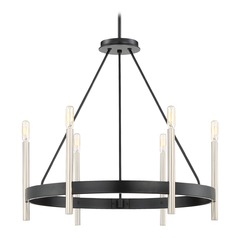 Anthem 24.75-Inch Chandelier in Mystic Black by Quoizel Lighting