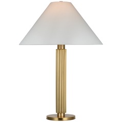 Marie Flanigan Durham Table Lamp in Soft Brass by Visual Comfort Signature