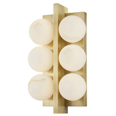 Corbett Lighting Emille Vintage Brass LED Sconce
