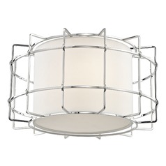 Sovereign Polished Nickel LED Flush Mount by Hudson Valley Lighting