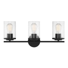 Marshall 22-Inch Matte Black Bathroom Light by Savoy House