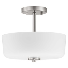 Tobin Brushed Nickel Semi-Flush Mount by Progress Lighting