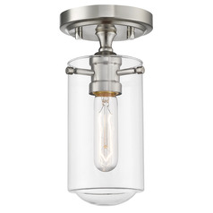 Delaney Brushed Nickel Semi-Flush Mount by Z-Lite